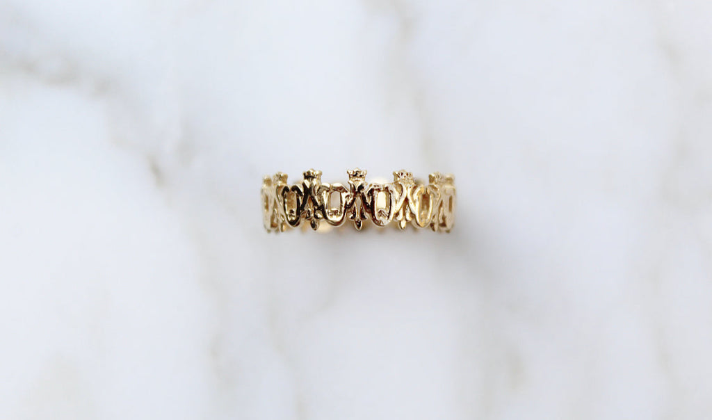Maria Auspice Ring in Gold Vermeil
