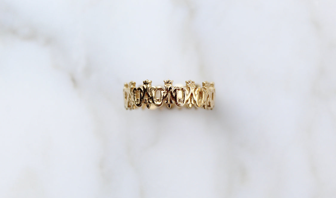 Maria Auspice Ring in Gold Vermeil