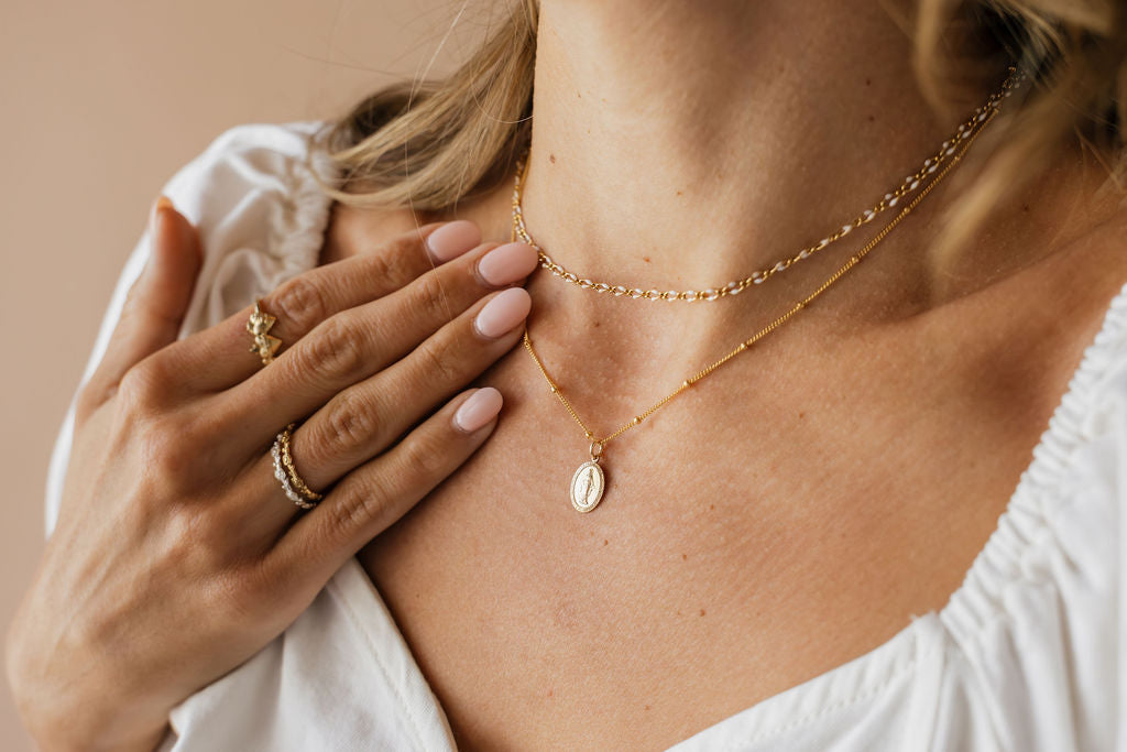 Dainty Miraculous Medal Necklace