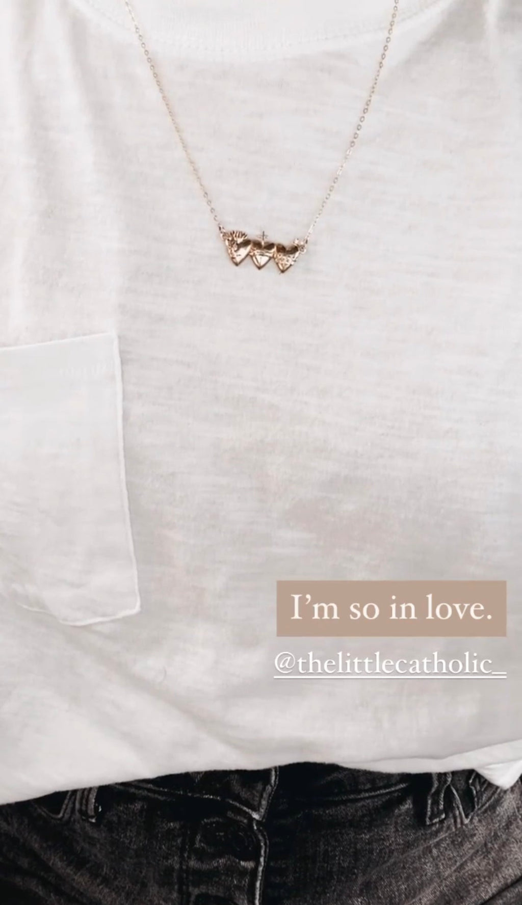 Holy Family Hearts® Necklace
