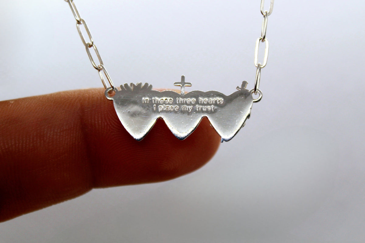 Holy Family Hearts® Consecration Bracelet in Sterling Silver