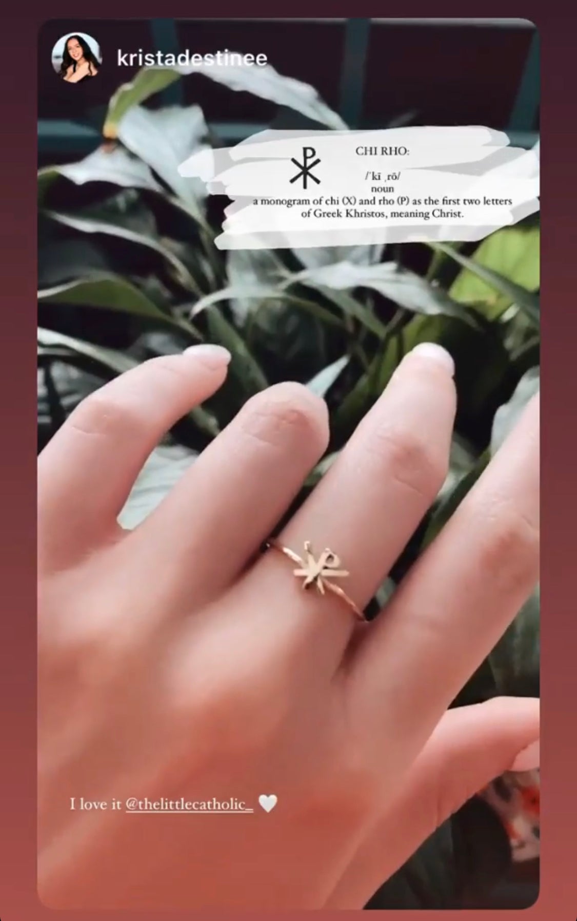Chi Rho Ring