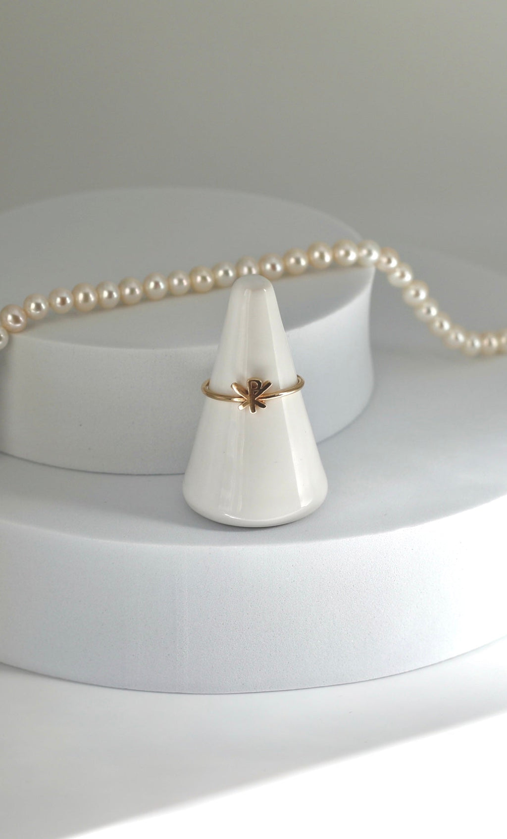14k Gold Chi Rho Ring