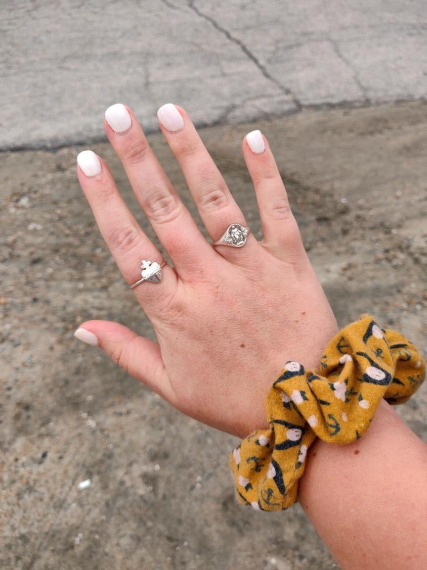 Sacred Heart Ring in 925 Sterling Silver