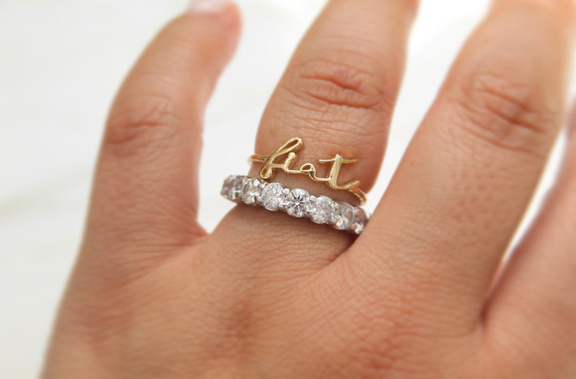 Fiat Ring in 14k Gold