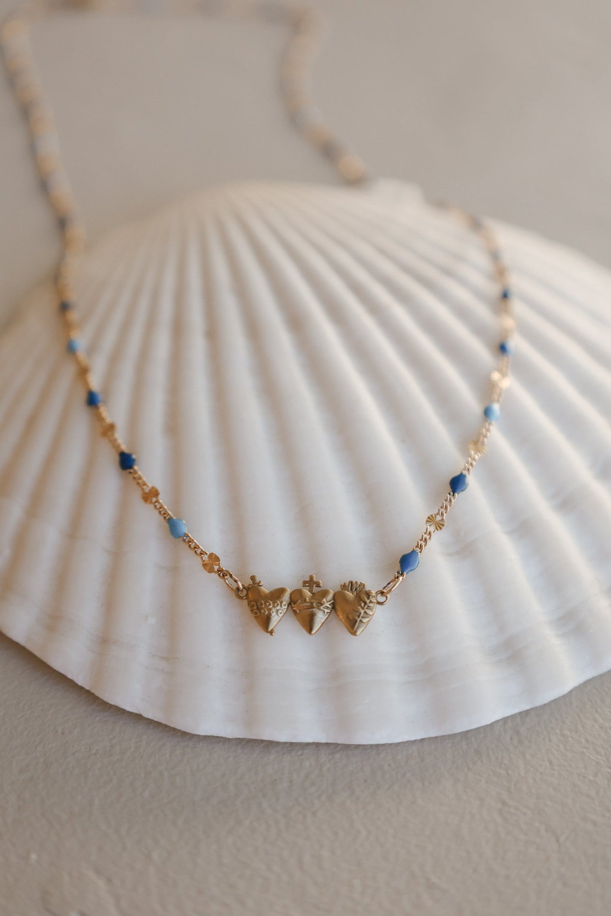 Holy Family Hearts® Blue Tiny Version