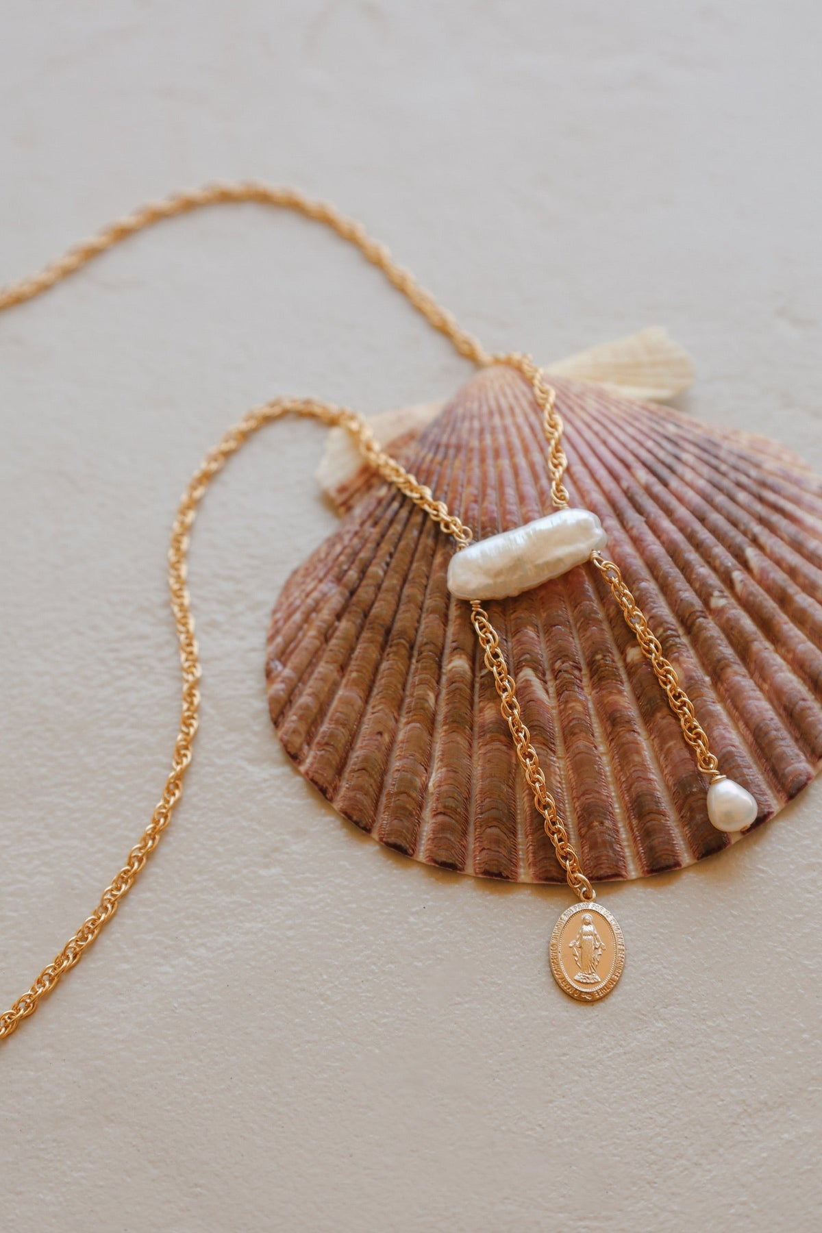 Juliettes Miraculous Medal necklace