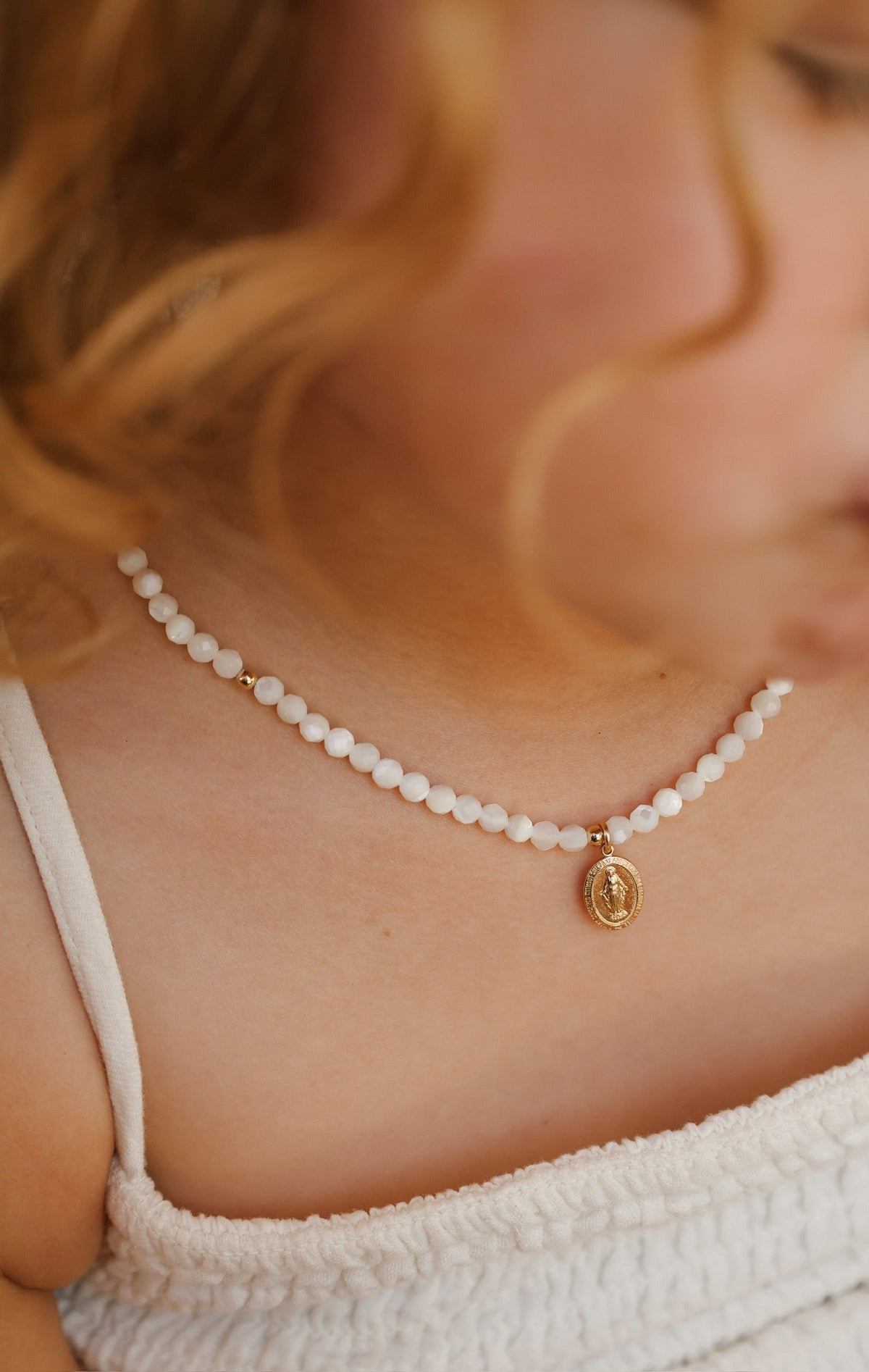 Little Eleanor's Miraculous Medal Necklace