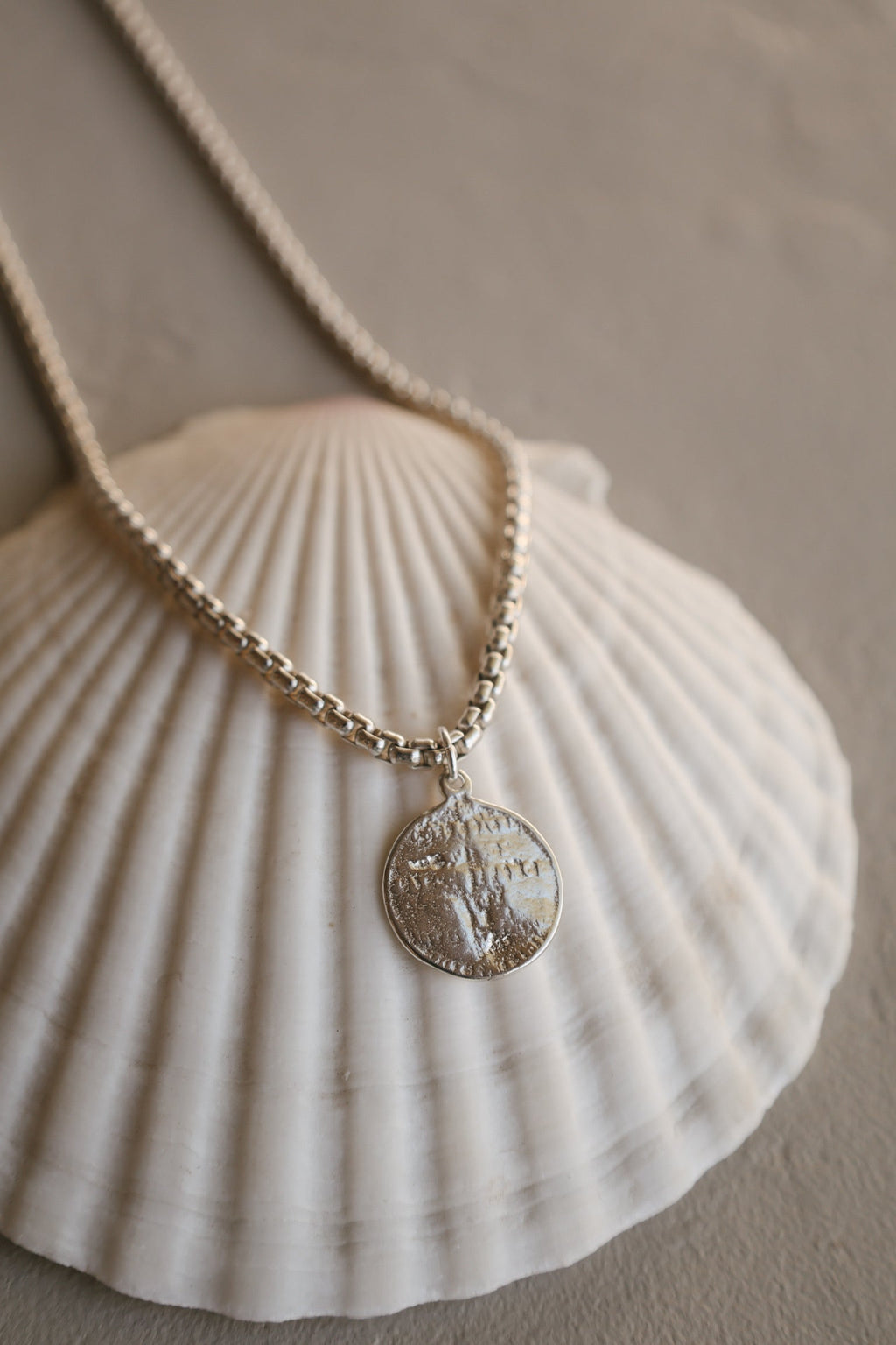 Men’s Sacred Heart Coin | 925 Sterling Silver