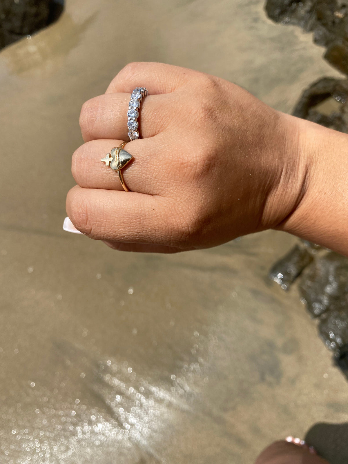 Sacred Heart Ring in 14k Gold