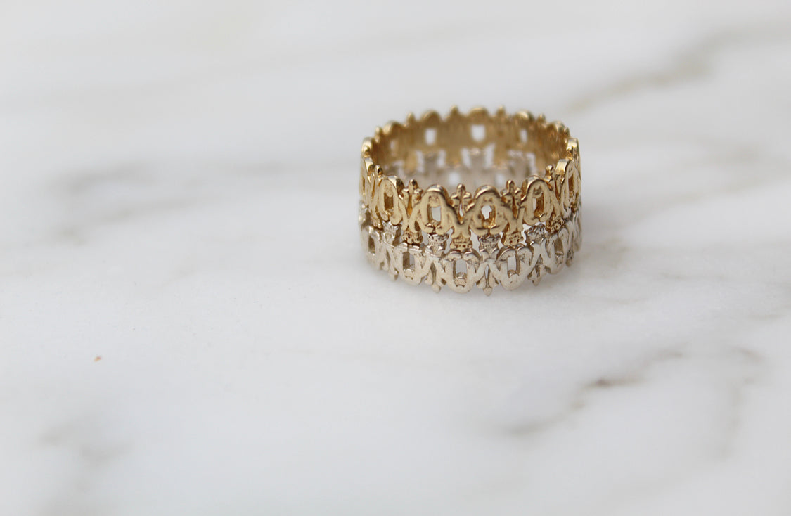 Maria Auspice Ring in Sterling Silver