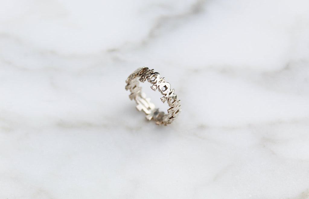 Maria Auspice Ring in Sterling Silver