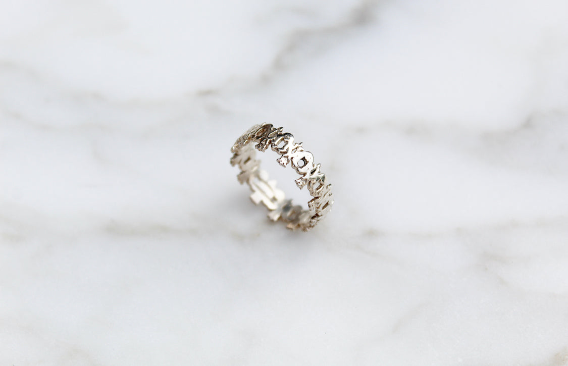 Maria Auspice Ring in Sterling Silver