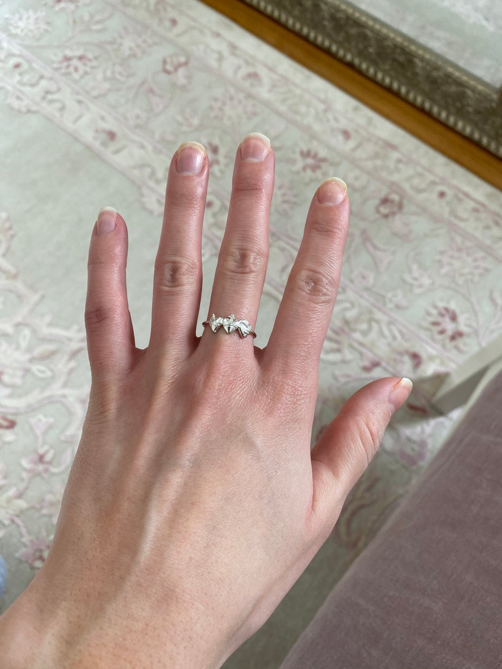 Holy Family Hearts® Ring in Sterling Silver