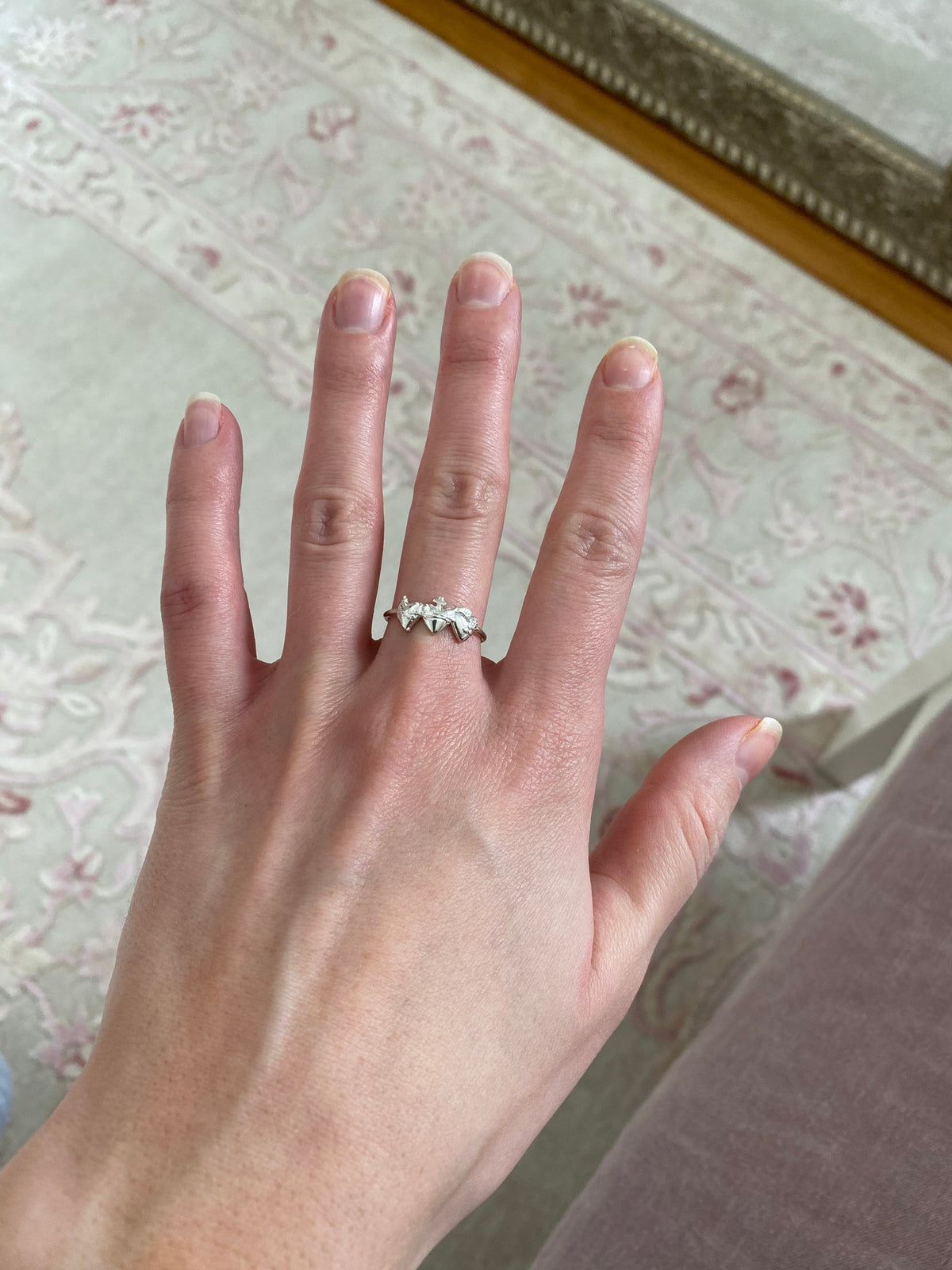 Holy Family Hearts® Ring in Sterling Silver
