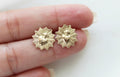 Sacred Heart Earrings in 14k Gold *Made to Order*