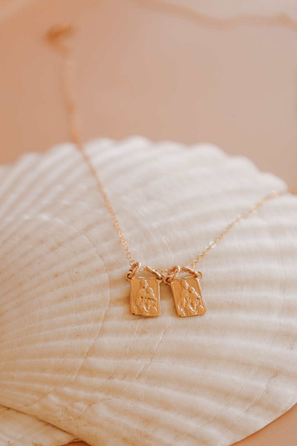 Gold Vermeil Scapular Necklace
