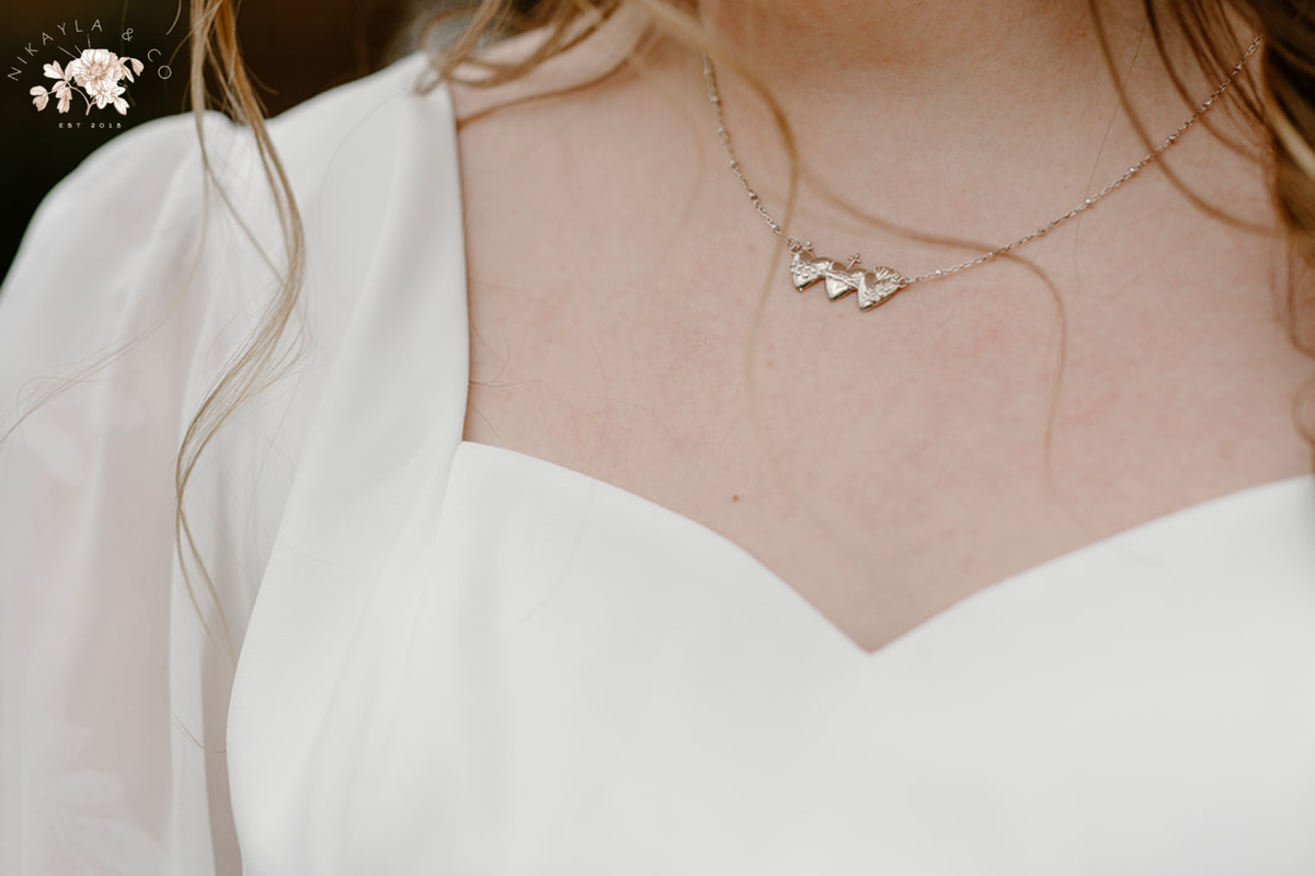 Holy Family Hearts® Necklace in Sterling Silver