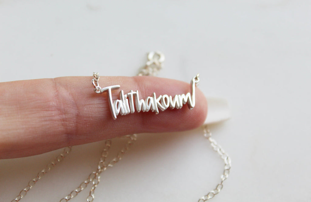 Talitha Koum necklace in Sterling Silver