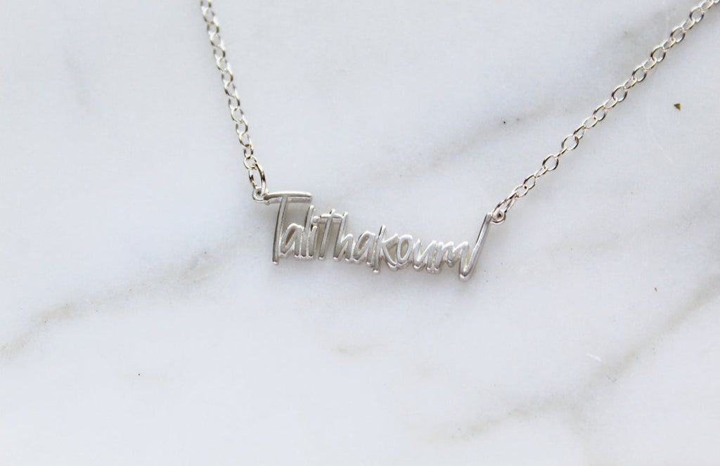Talitha Koum necklace in Sterling Silver