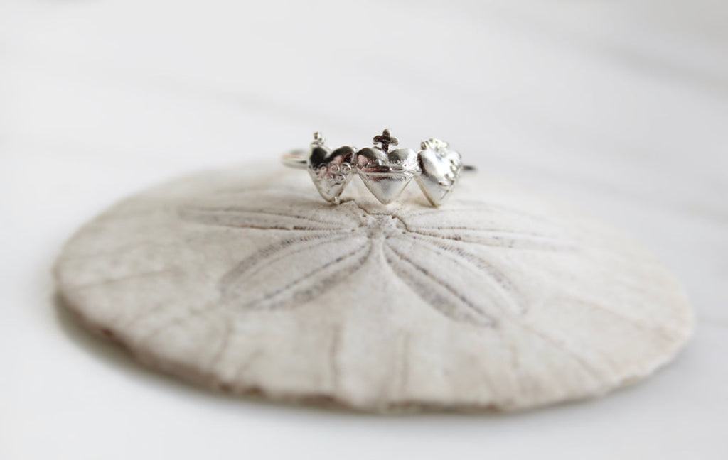 Holy Family Hearts® Ring in Sterling Silver