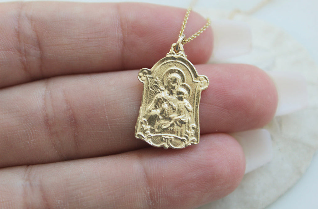 St. Joseph necklace 14K Gold