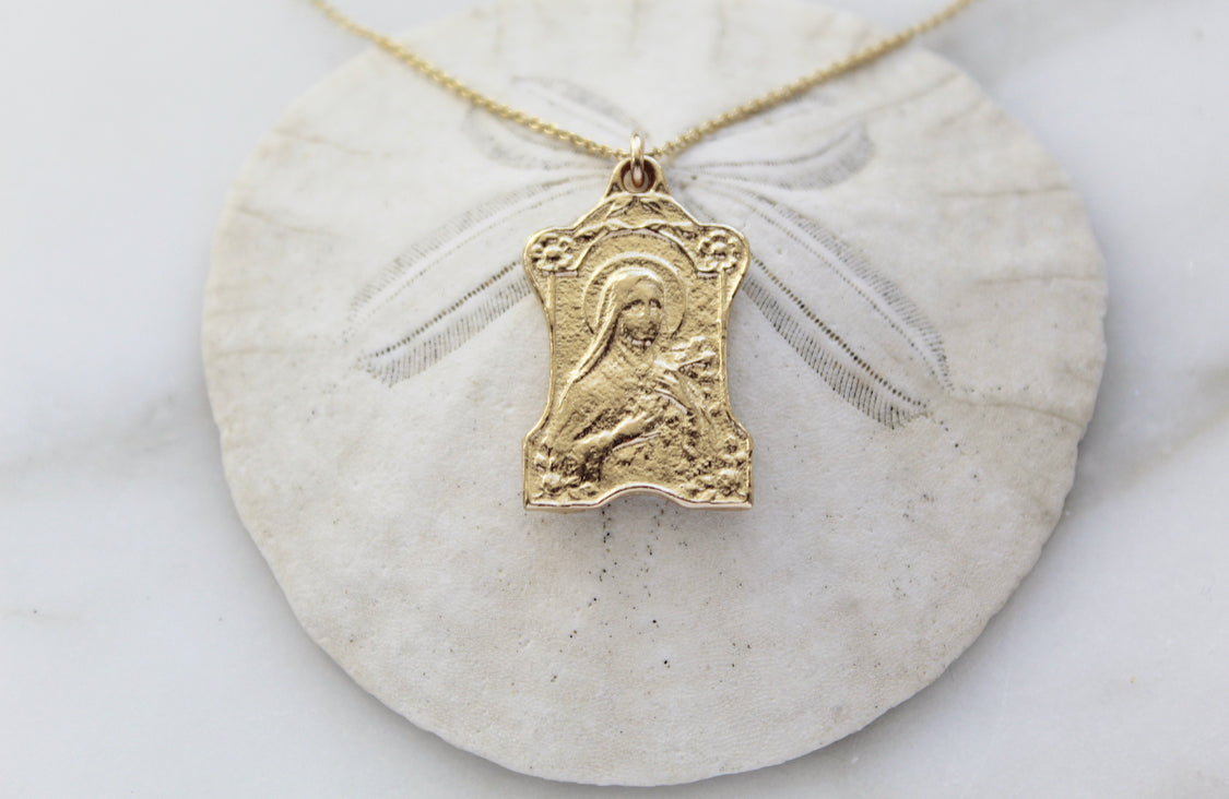 St. Therese of Lisieux 14K Gold