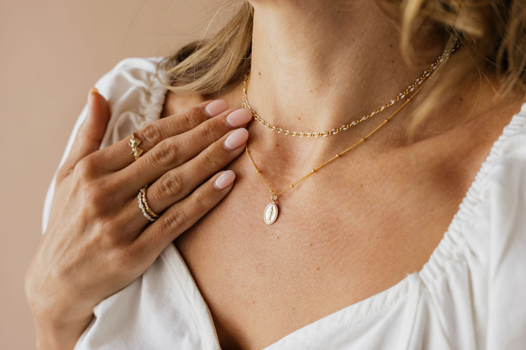 Dainty Miraculous Medal Necklace