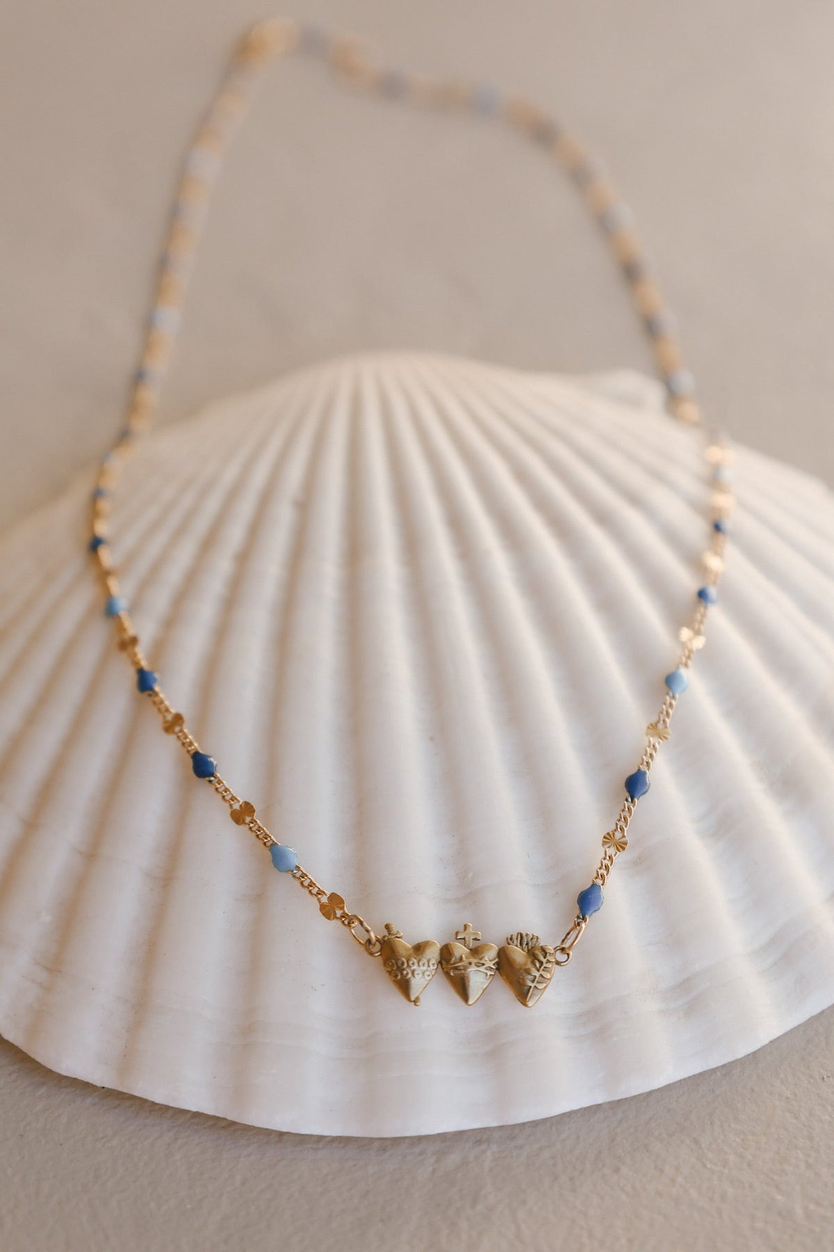 Holy Family Hearts® Blue Tiny Version
