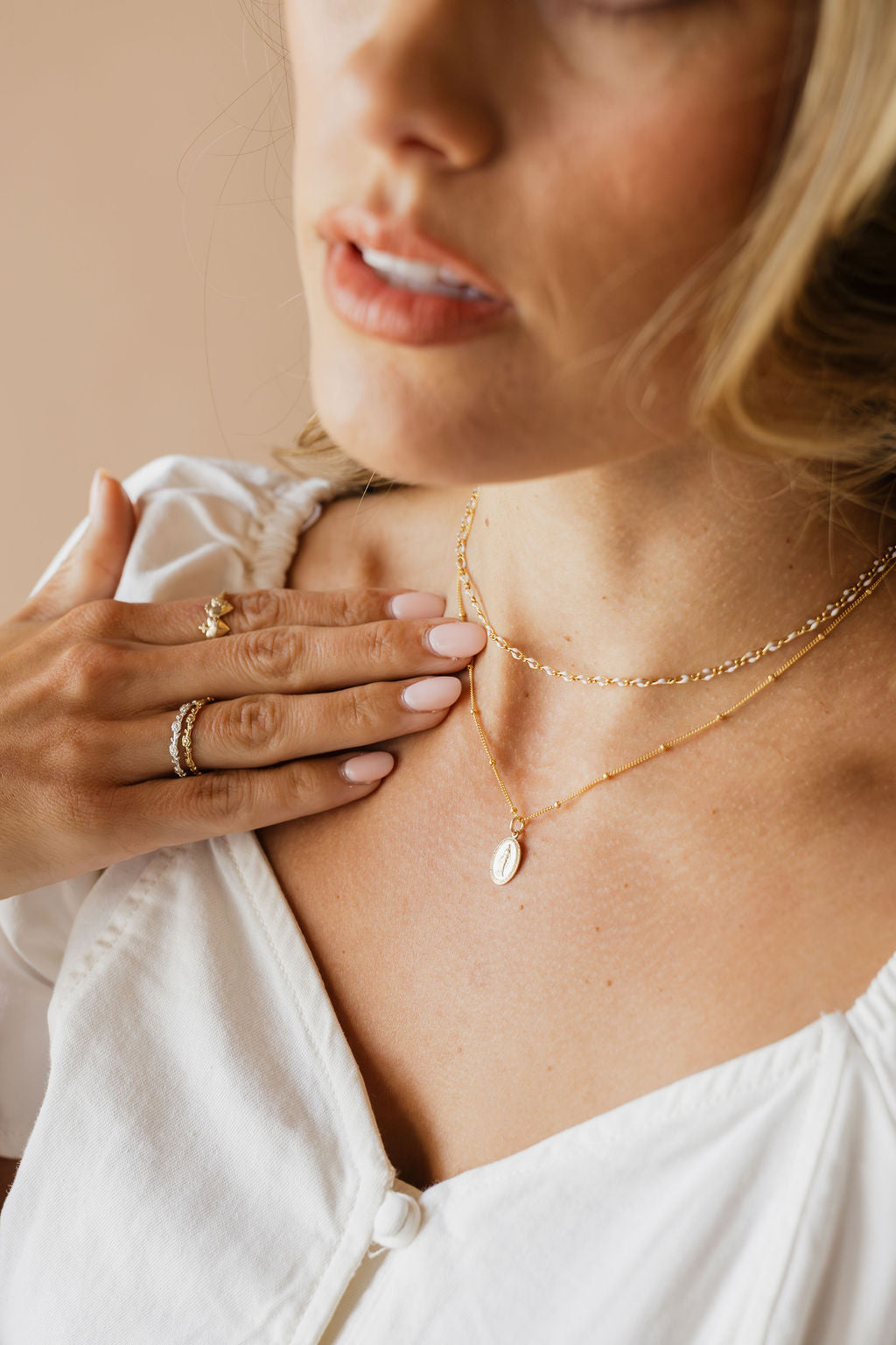 Dainty Miraculous Medal Necklace