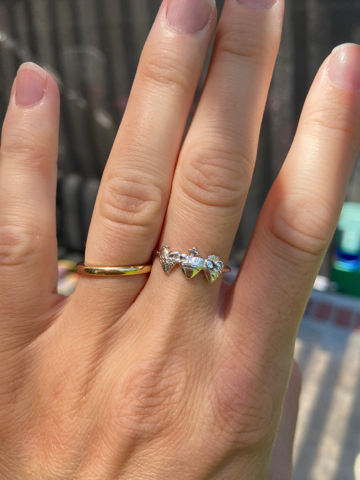 Holy Family Hearts® Ring in Sterling Silver