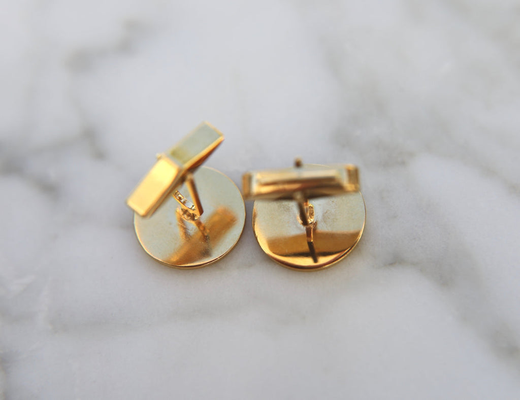Holy Family Hearts® Cufflinks in Vermeil