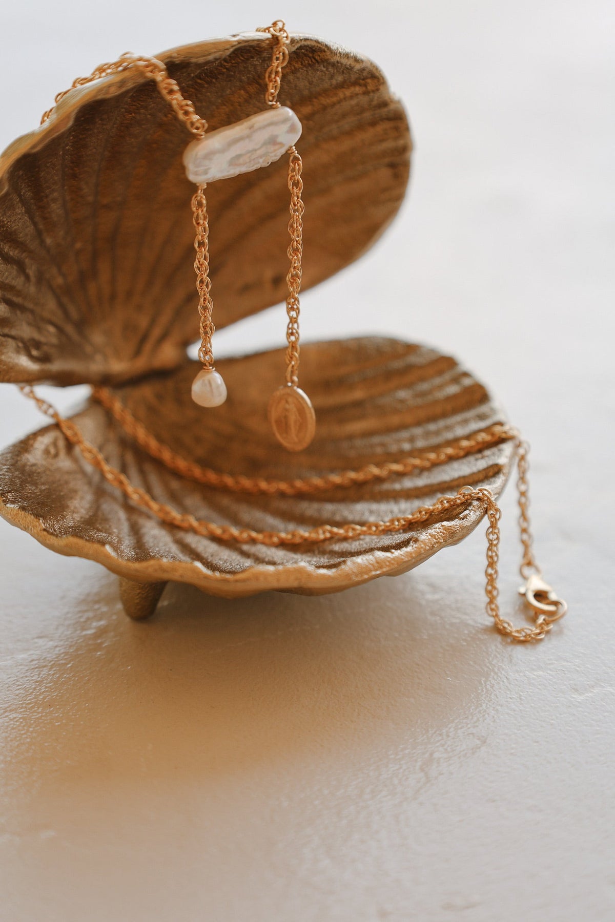 Juliettes Miraculous Medal necklace