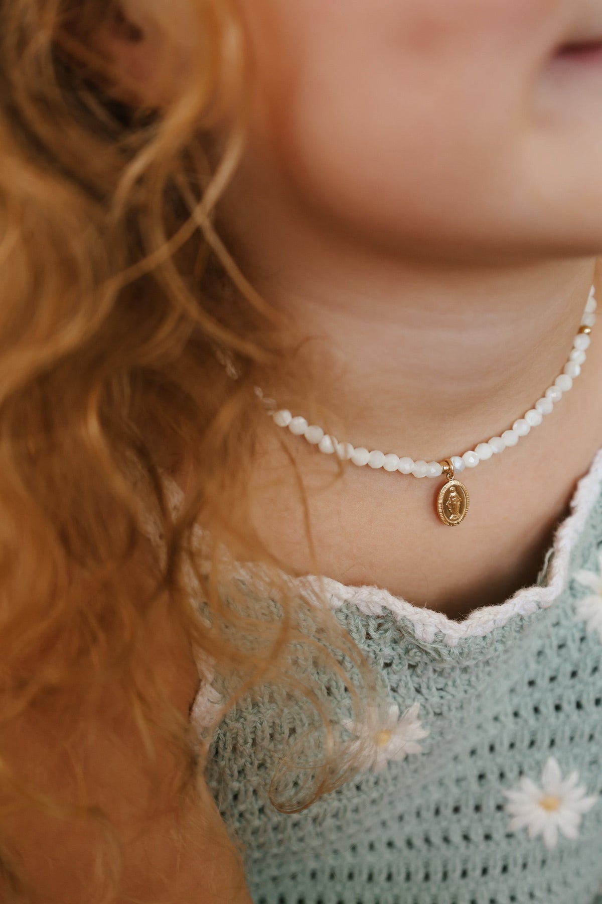 Little Eleanor's Miraculous Medal Necklace