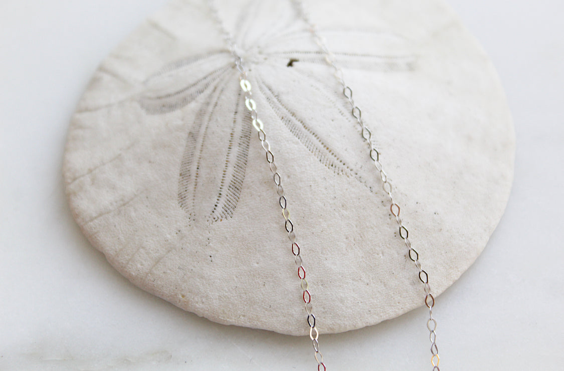 14k White Gold Chain Necklace *Final Sale*