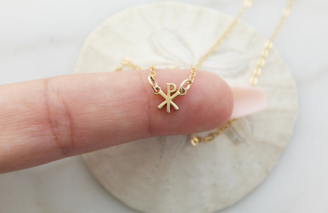 Chi Rho Necklace