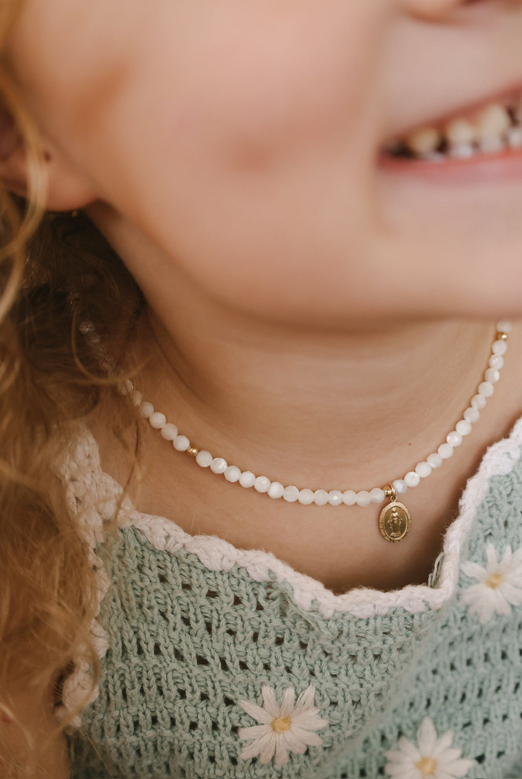 Little Eleanor's Miraculous Medal Necklace