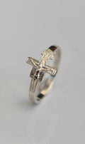 San Damiano Crucifix Ring in Silver