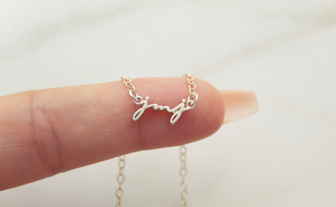 JMJ Necklace in Sterling Silver