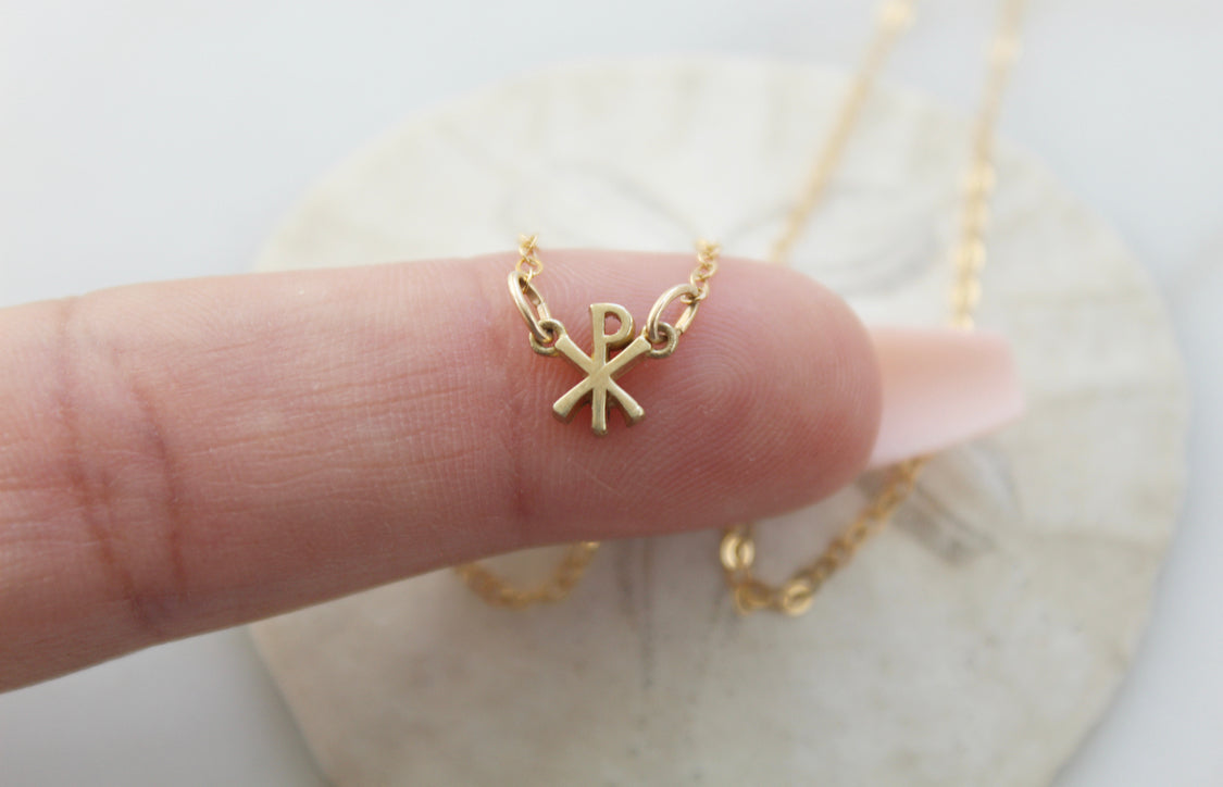 Chi Rho Necklace