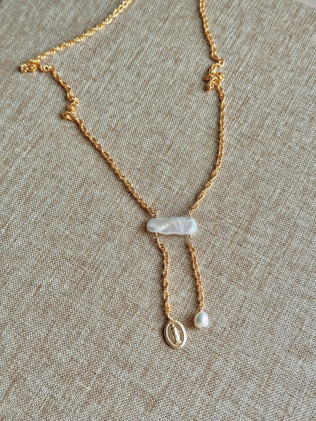 Little Juliette Miraculous Medal Necklace
