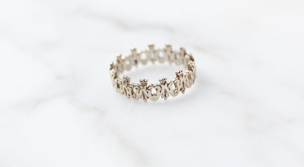 Maria Auspice Ring in Sterling Silver