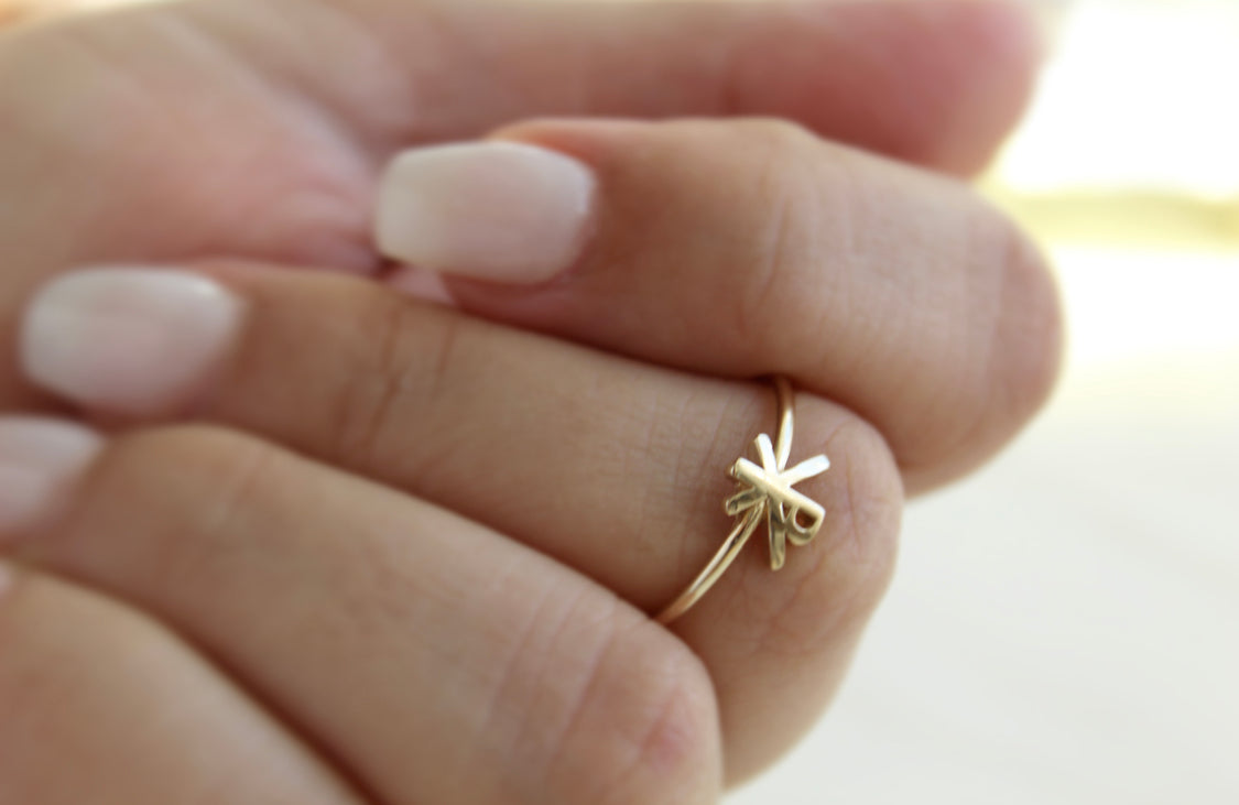 14k Gold Chi Rho Ring