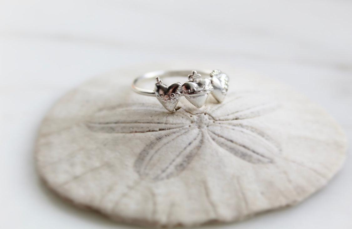 Holy Family Hearts® Ring in Sterling Silver