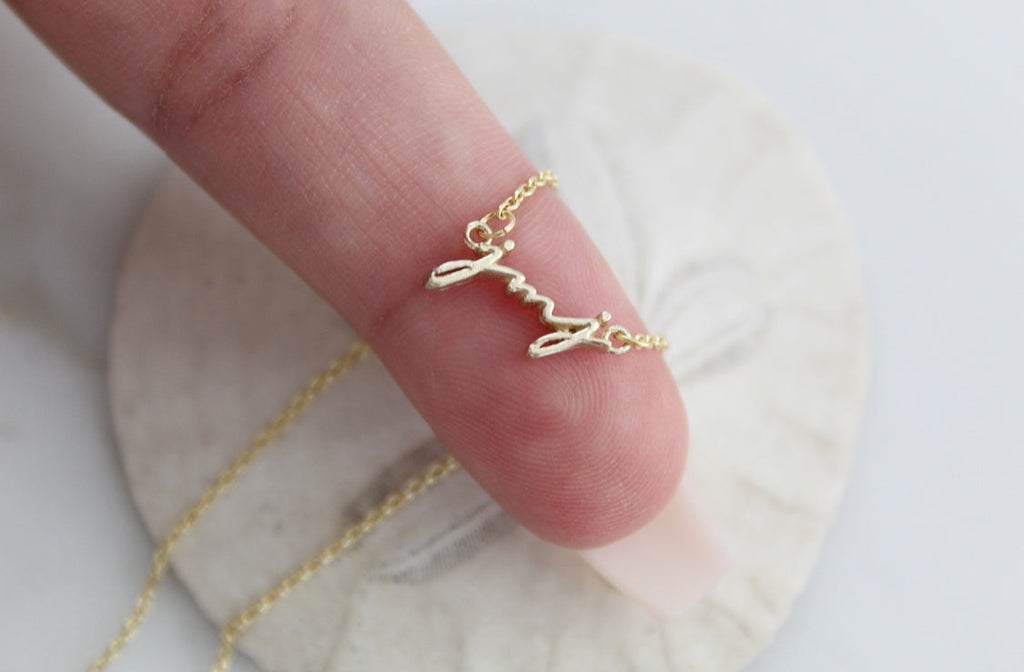 14K Gold JMJ Necklace