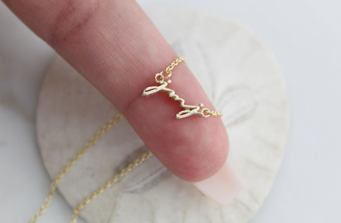 14K Gold JMJ Necklace