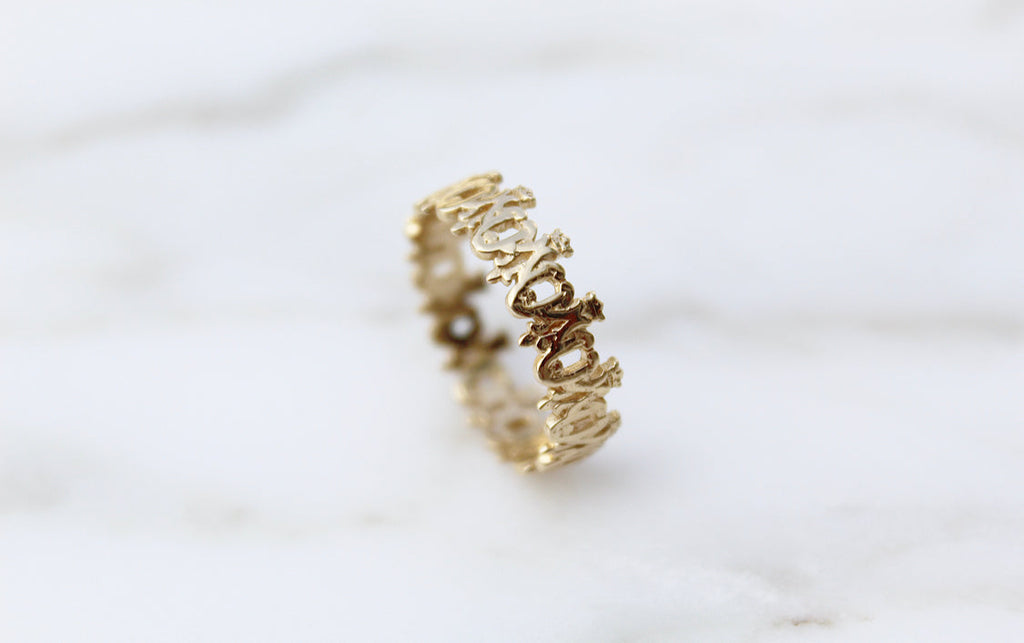 Maria Auspice Ring in 14K Gold
