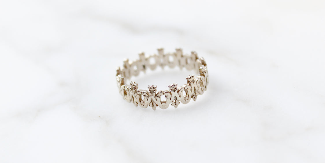 Maria Auspice Ring in Sterling Silver