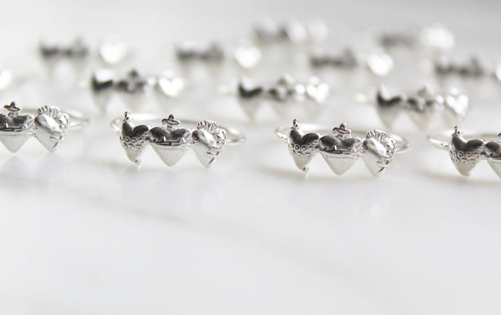 Holy Family Hearts® Ring in Sterling Silver