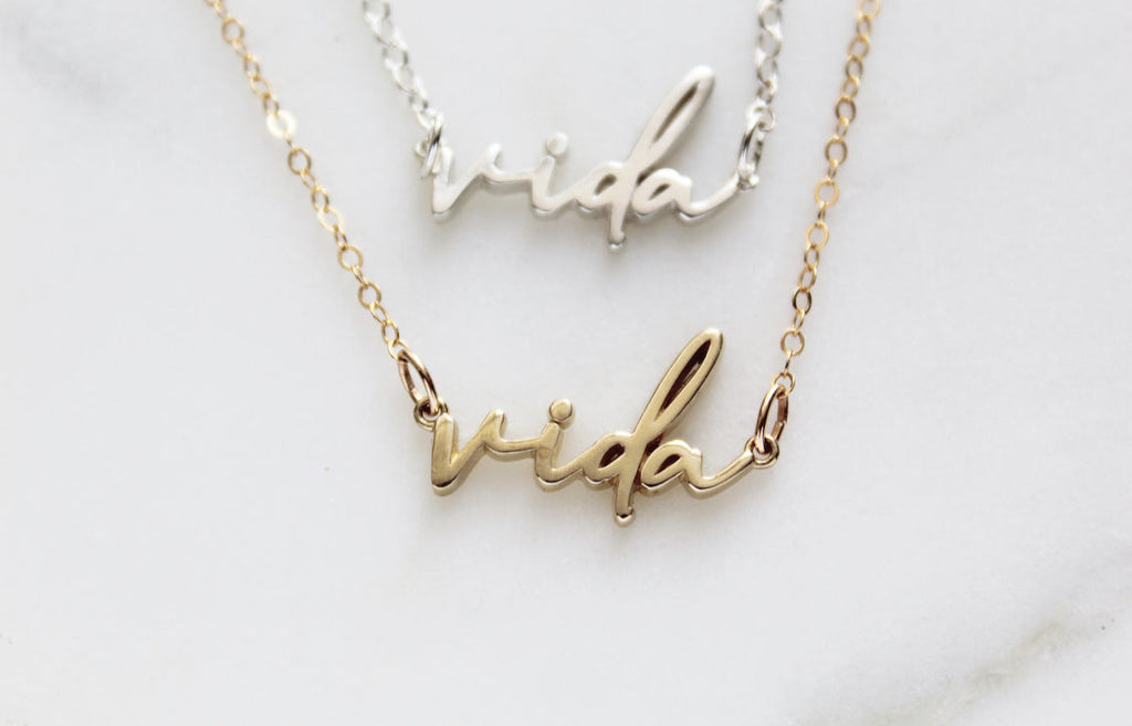Vida Necklace in Sterling Silver